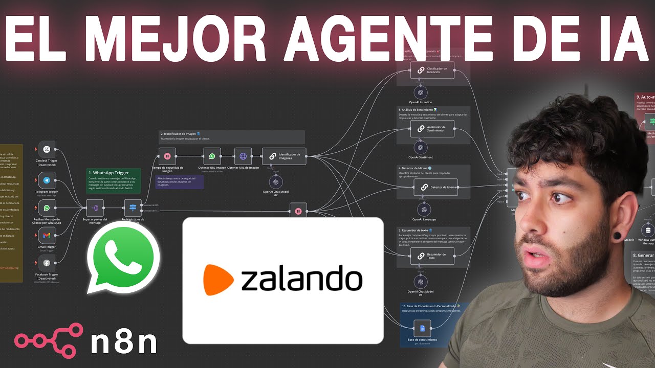 Cree El MEJOR Agente de IA Para WhatsApp (Automatiza TODO) - YouTube