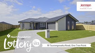 Heart Foundation Lottery 153 | Win a brand-new home in One Tree Point, New Zealand