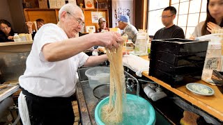 信じられない仕事量を捌く鉄人蕎麦職人の衝撃的な1日丨Japanese soba restaurant