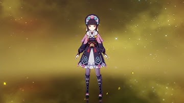 Yunjin character Idle animation only || Genshin Impact