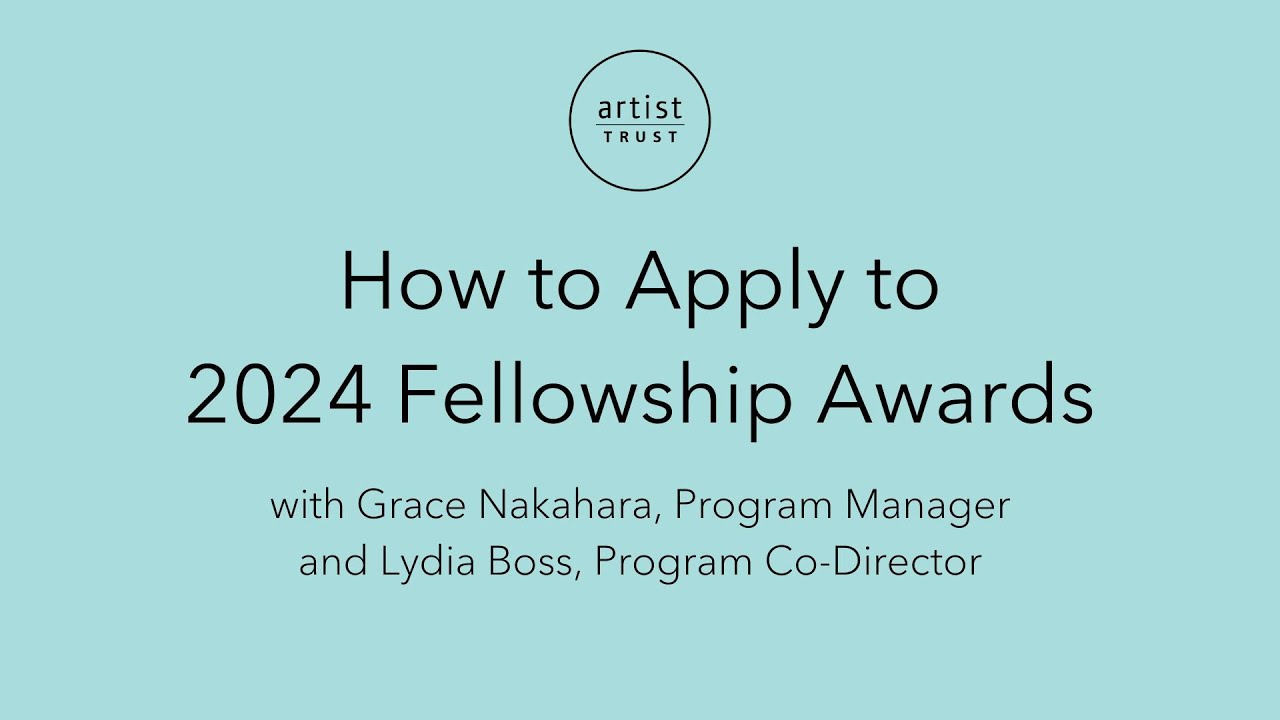 How to Apply to the 2024 Fellowship Awards YouTube