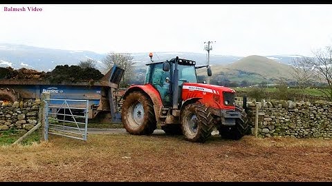 Muck Spreading the Solids with Massey and Bunning.