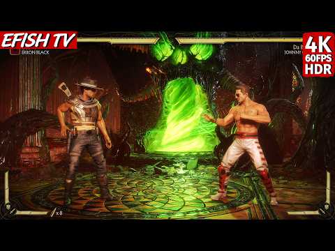 Erron Black vs Johnny Cage (Hardest AI) - Mortal Kombat 11
