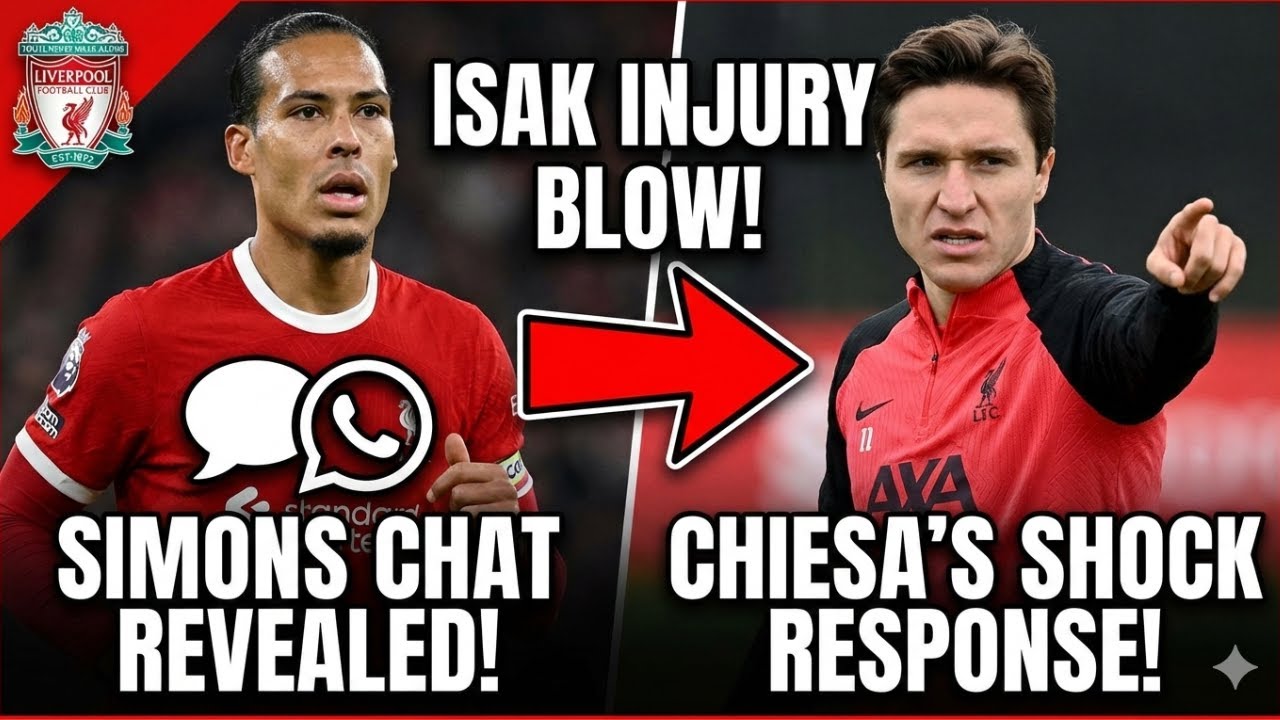 🔴 VAN DIJK ON SIMONS RED CARD & CHIESA’S REACTION TO ISAK! 