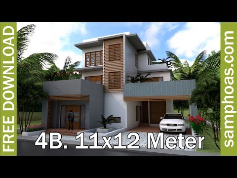 home-plan-11x12m-|-4-bedrooms-|-3-level-house-design