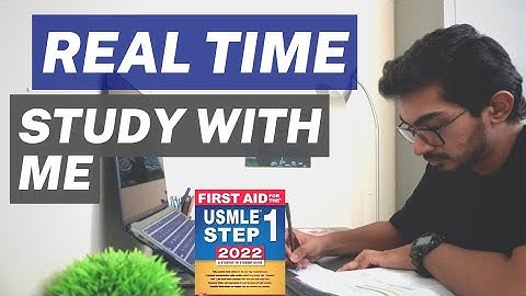 2-Hour Study With Me No Music | Real-Time Study For USMLE Step 1 | MBBS Intern