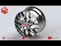 [hoccokhi] Hướng dẫn vẽ vành bánh xe ô tô | Wheel Rim in SolidWorks