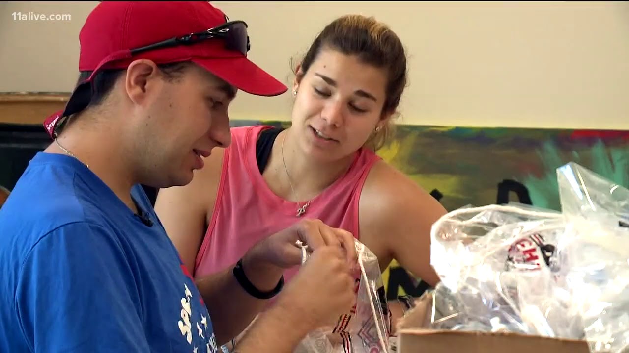 AJC Peachtree Road Race Swag Bags How they come to be YouTube