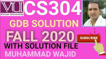cs304 gdb solution fall 2020