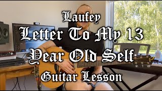 Laufey - Letter To My 13 Year Old Self - Guitar Lesson with TABS
