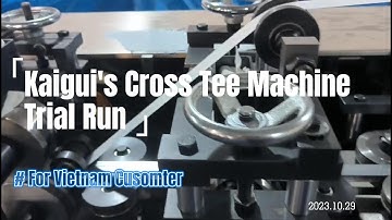 Ceiling T bar Production line, Cross Tee Grid roll forming machine