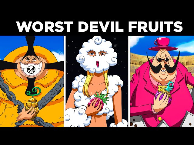 Top 10 Weakest Devil Fruits In One Piece - One Piece