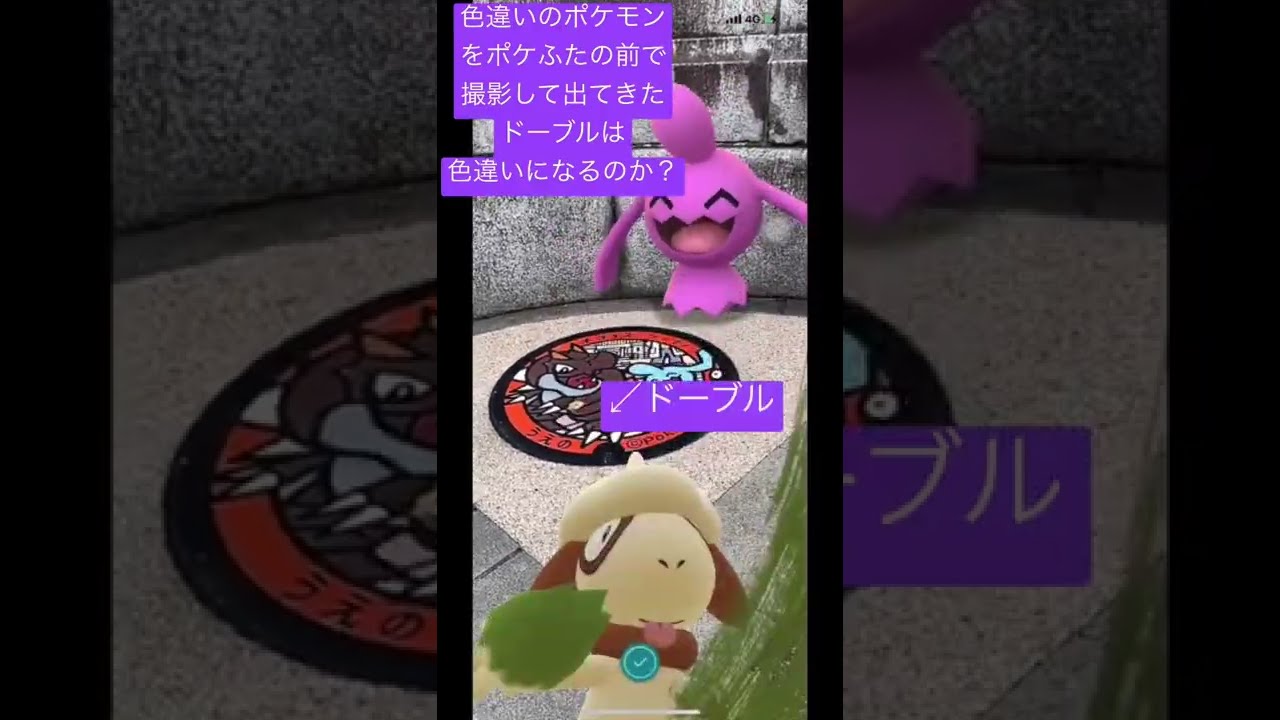 ポケモンgo 色違いのポケモンをポケふたの前で撮影したらドーブル色違い出るのか Shorts 撮影 ポケモンgo 色違い Pokemongo ポケモンgo実況動画まとめch