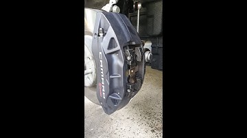 6th gen Camaro SS front brake pad replacement