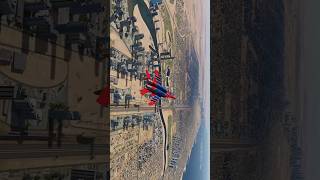 MiG-29 Soars Past Burj Khalifa | DCS Dubai Free Flight #shorts