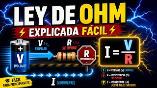 100. Ley de Ohm explicada fácil (la guía definitiva) Voltaje, corriente y resistencia