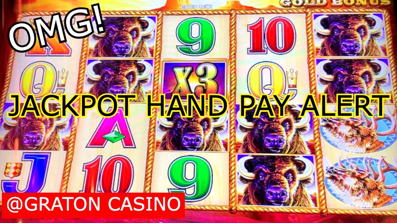 💰HUGE BUFFALO GOLD HAND PAY JACKPOT 6 MAX BET Graton Casino NorCal