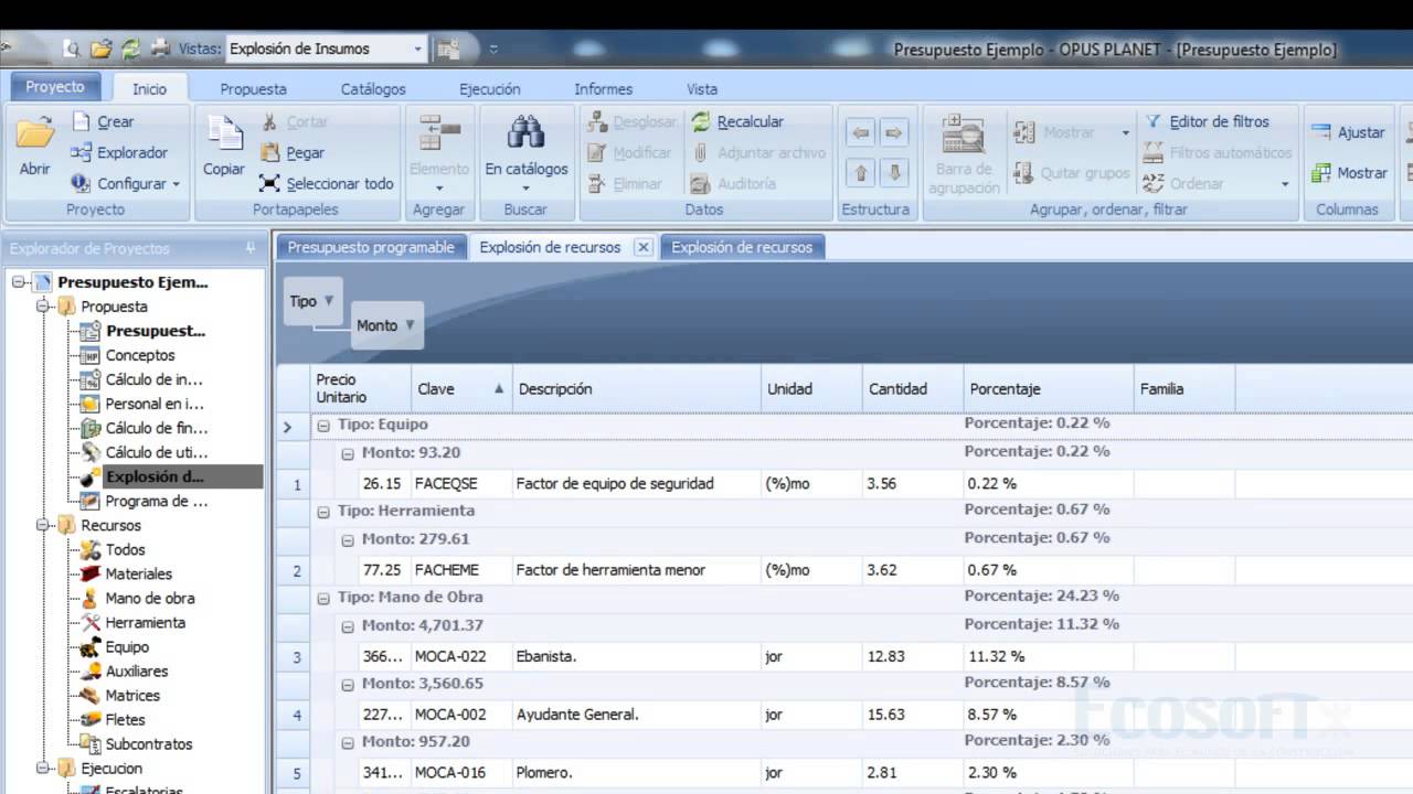 Opus Software para Construcción YouTube