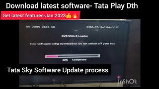 Tata Play Hd Set Top Box Software Update Process Video by Tata Sky Engineer 👍👨‍🔧 screenshot 1