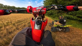 Chasing Jon on the 2026 CRF250r
