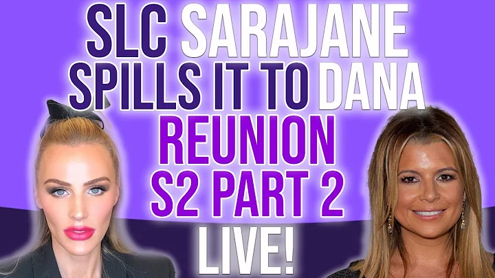 LIVE SLC SaraJane SPILLS the tea to Dana RHOSLC Re...
