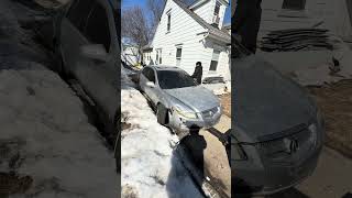 ⚠️DONT DRINK &amp; DRIVE #accident #fypシ #viral #towing #junkcar #acura #slowdown #mechanic #teaching