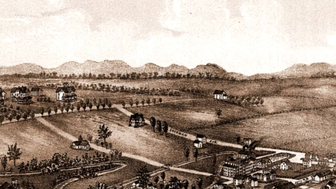 Walden New York 1887 Panoramic Bird's Eye View Map 7505 YouTube