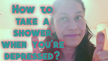 How to take a shower when you