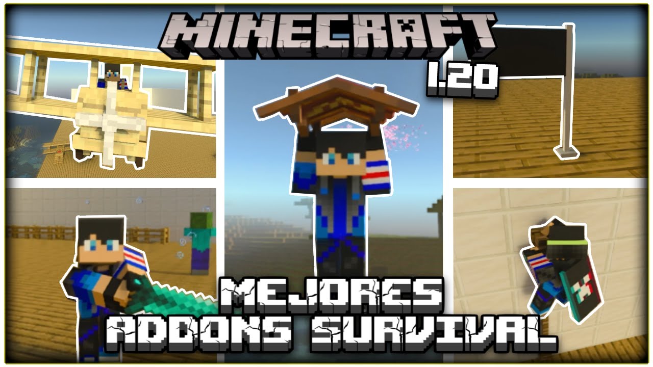 Mejores addons para mejorar tus Survivals De Minecraft Bedrock 1.20 ...
