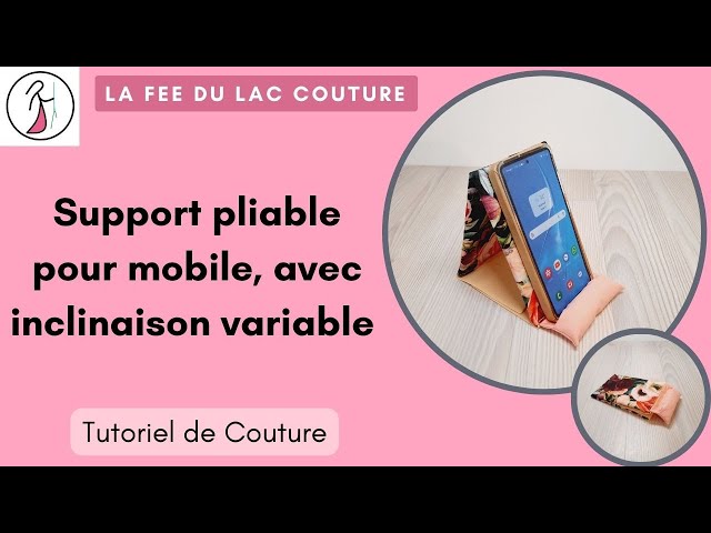 Tuto coudre un coussin berlingot porte tablette ou smartphone - Couture