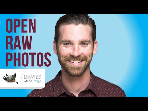 How to Open RAW Images in GIMP 2.10