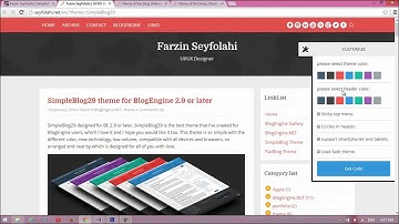 How to install and configure SimpleBlog29 theme with BlogEngine.NET 2.9
