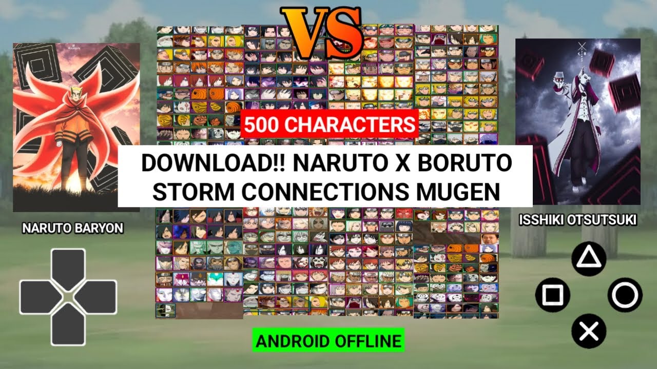 Download Mugen!! Naruto X Boruto Storm Connections 500 Characters | Android Offline Mediafire