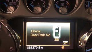Ford Super Duty Rear Parking Sensor Diagnostics and Replacement