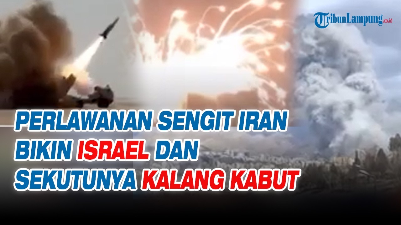 Perlawanan Sengit Iran Bikin Israel dan Sekutunya Kalang Kabut