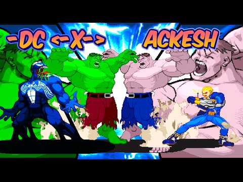 INTERESANTE GUERRA DE HULKS ENTRE -DC Y ACKESH!! ESPERO NO SE OFENDAN PORQUE HE SUBIDO ESTA PELEA XD