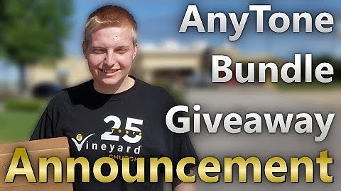 AnyTone AT-D868UV Bundle Giveaway Winner Announcement.
