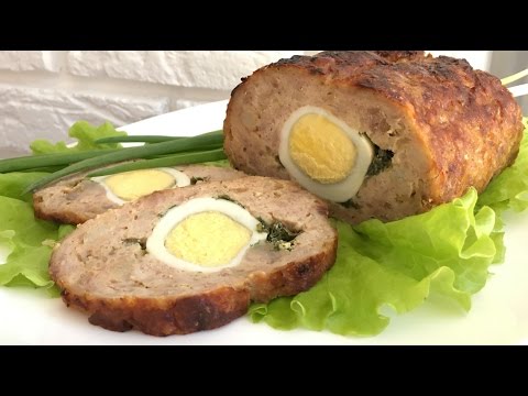 Вкуснейший Мясной Рулет с Яйцом!