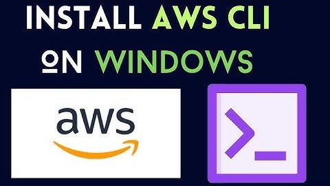 AWS CLI install Windows version 2