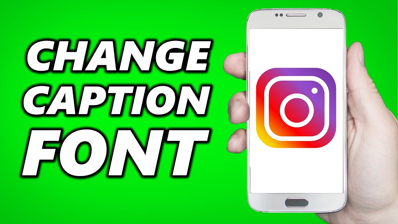How To Change Instagram Caption Font YouTube