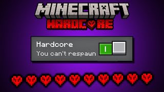 MINECRAFT BEDROCK EDITION: HARDCORE SURVIVAL FIRST EXPERIENCE.