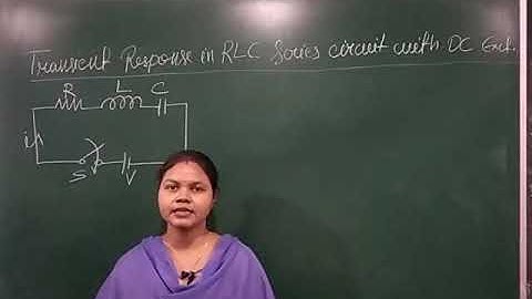 Transient Response of RLC series circuit with DC excitation