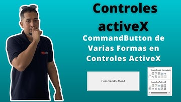 Como Usar el CommandButton de Varias Formas en Controles ActiveX en Excel Cap 26 #sepamosexcel