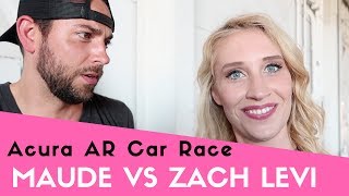 Real Driving Race Wearing AR Headset - Maude's Acura Vlog