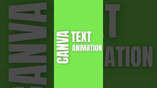 Canva Text Animation  #canva #animation #textanimation