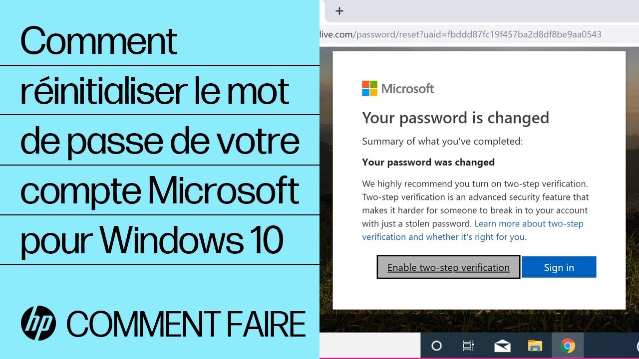Comment réinitialiser le mot de passe de votre compte Microsoft pour Windows 10