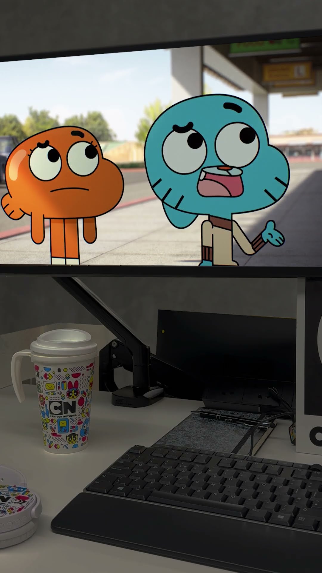 Recycling Lesson | Teen Titans Go! Lectures Gumball | Watch more on Cartoon Network #Shorts