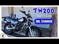 Yamaha TW200 Oil Change // Quick & Easy // First Oil Change