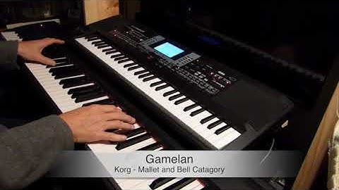 Korg microARRANGER - Tutorial / Review #6- SOUNDS - Organ, Bells, accordians