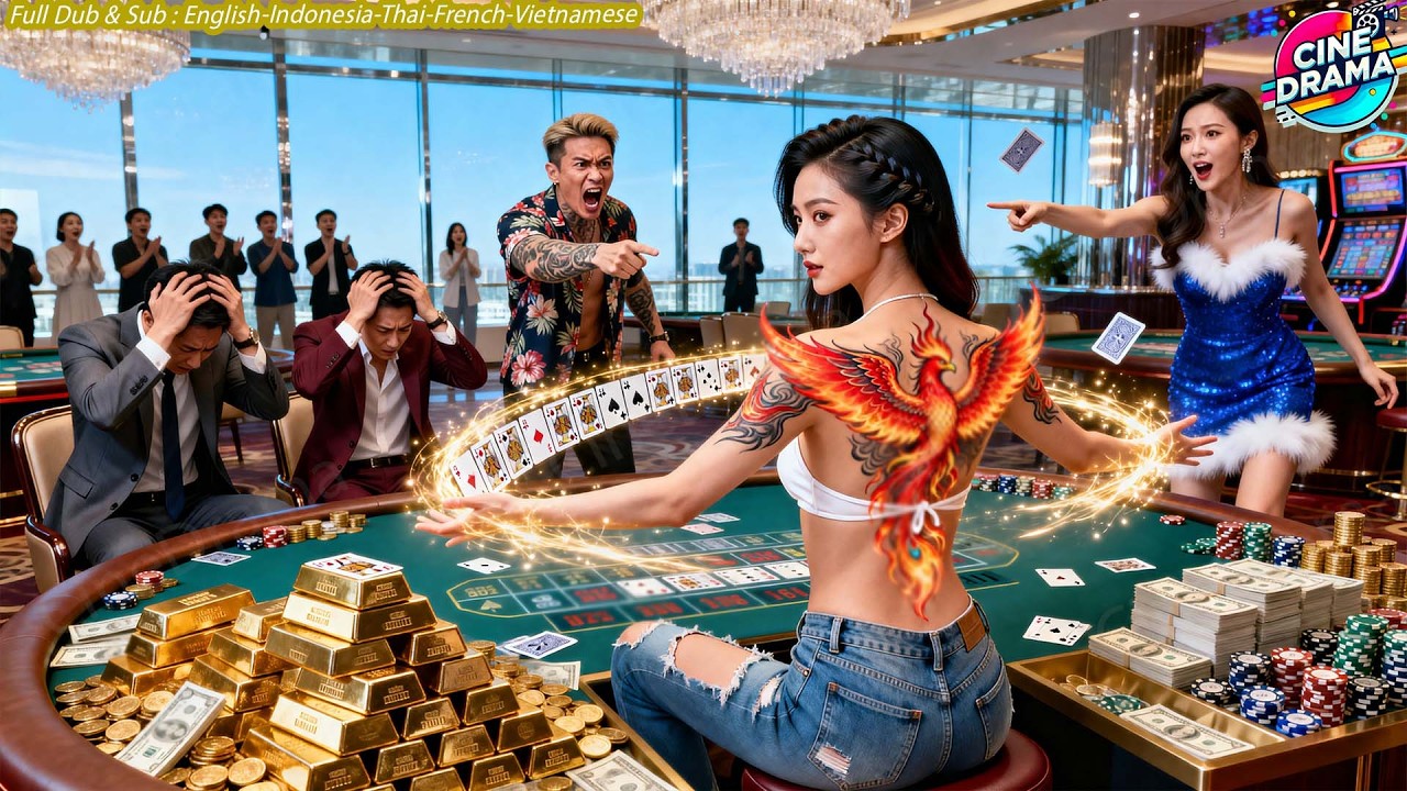 Girl Plays Cards First Time, Defeats 4 Masters—Reborn Gambling God Makes Family Billionaires